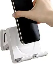 Wall Mount Phone Holder - Mobile Phone Holder | Cell Phones Wall Mount | Adjustable Tablet Bracket Smartphone Clamp for Kitchen Home Toilet Watching Desk Bedroom Bathroom Bedside Cabinet