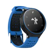 X2 0.96inch Heart Rate Monitor Pedometer WaterProof Smart Bracelet For iphone Samsung Xiaomi Redmi BLUE COLOR
