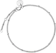 [Rosefield] Women's Dotted Silver-Tone Bracelet, 16.5-19.5cm