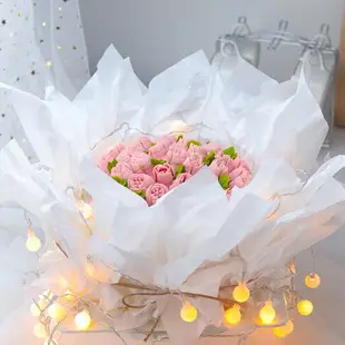 520情人節花束鮮花花朵蛋糕裝飾擺件雪梨紙透明紙圍邊紙包裝紙