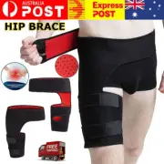 Hip Brace - Compression Groin Support Wrap for Sciatica Pain Relief Thigh L+R
