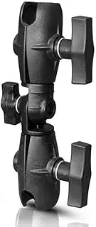 Strg Double Socket Swivel Arm with 1.5" Ball Sockets, 8.1" Double Socket Arm Compatible with RAM Mount and 1.5" C Size Ball Mounts Ball Components