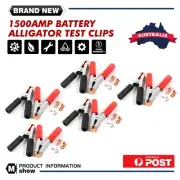 5set Alligator Clips 1500A Electrical Testing Crocodile Clamp Probe AU # OEM