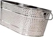 DimyFew Galvanized Tub with Handle Ice Bucket for Champagne Restaurant