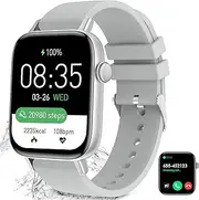 1.9'' Smart Watch Answer Make Call Smartwatch Fitness Tracker for Android Phones, 25 Sport Modes Smart Watch for Iphone Compatible with Heart Rate Monitor SpO2 Sleep Step Counter for Men Women Teens
