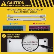 Pro 14 Inch Case 2023 2022 2021 M2 A2779 M1 A2442 Pro Max Ha Compatible MacBook
