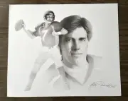 John Elway Lithograph 20x24” By Gary Saderup