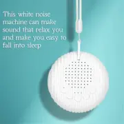 Portable USB Rechargeable White Noise Machine - Soothing Sounds for Sleep & Baby
