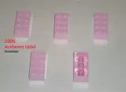 LEGO NEW 2x4 Bright Pink Brick (5x) 4520632 Brick 3001