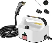 Handheld Steam Cleaner, 2500W Portable Car Steam Cleaning Machine Without Water Tank, 15S Quick Heating, 4.5 Bar High-Temperature Pressurized Steam Cleaner for Couch, Floor Tile, Bathroom Black