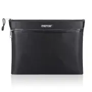 Fireproof Document Bag Pockets Zippers,Fireproof Safe Bag 13.4"x 10.2" Waterp...