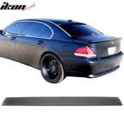Fits 02-08 BMW E65 7 Series Pre LCI AC Style Matte Black Rear Roof Spoiler Wing (for: BMW)