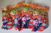 4 Packs Mini Pops Spooky Selfie Lip Pops Lollipops Candy Blue Raspberry 16 Total