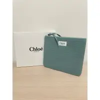 在飛比找蝦皮購物優惠-Chloe Signature 莫蘭迪綠化妝包