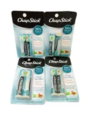 8 chapstick green tea & sweet papaya