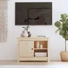 Solid Wood Pine TV Cabinet Entertainment Unit Media Stand TV Console vidaXL