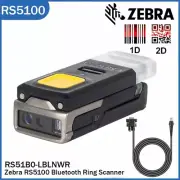 Zebra RS51B0-LBLNWR 1D 2D QR Wireless Ring Barcode Scanner with Bluetooth