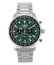 Citizen Eco-Drive Chronograph Telemeter 12/24 Date CA4500-91X 100M Mens Watch
