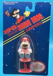 NINTENDO SUPER MARIO BROS MARIO SUCTION CUP JUMPER ACTION FIGURE 1989 NEW
