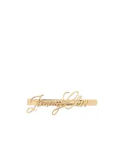 Jimmy Choo Logo Script Hairpin One size golden