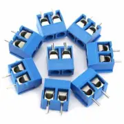 Convenient Blue 2Pin Terminal Block Connector 5 08mm for Panel PCB Mount
