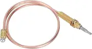Gas Thermocouple M8 Thread Heating Gas Burner Thermocouple Probe 600mm for Fireplace BBQ Grill Accessories Fire Pit Heater or Gas Water Heater