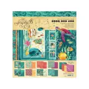 GRAPHIC 45 ~ SEAS THE DAY ~ 12x12 Paper Pad