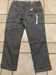 5.11 Tactical Taclite Pro Teflon Fabric Charcoal Cargo Pants Sz 44x34