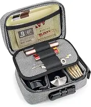 Smell Proof Bag with Combination Lock Odor Proof Stash Case Container; Medicine Lock Box Bag Travel Storage Case