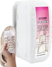 [Ungtyb] White Shoe Cleaning Liquid, Anti Yellowing Brush, Sports Shoe Care Kit, Stain Remover, No Rinse Formula, Ergonomic Design, Ideal for Sneakers, 1.92x2.83x4.33inches