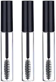 3pcs 10ml Empty Mascara Tube Wand Eyelash Cream Container Bottle with Rubber Inserts Funnels Transfer Pipettes