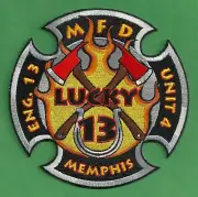 MEMPHIS TENNESSEE ENGINE COMPANY 13 FIRE PATCH