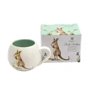 Kangaroo Bone China Mini Hug Mug Cup 200ml Gift Box Australia Fauna Souvenir