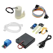 1Set Automatic Irrigation DIY Kit Water Pump Soil Moisture Detection Garden Drip Watering Watering Irrigation System As Shown