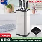 Universal Steel Knife Block Knives Holder Storage Rack Kitchen Stand Tool