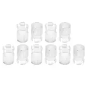 10Pcs 5mm LED Lamp Socket Light Emitting Diode Holder Cap Clear