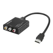 Simplecom CM401v2 Composite AV CVBS to HDMI Video Converter 1080p Upscaler Alloy