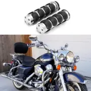 Chrome Motorcycle 1" Handlebar Hand Grips For Harley Davidson Road King Classic