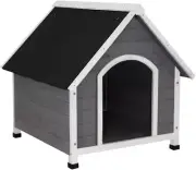 Dog Kennel House, Large Kennels Portable Wooden Pet Puppy Houses Crate Cabin Out