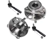 Front Wheel Hub Assembly and Tie Rod End Kit For Chevy Cavalier JD372XH (for: Chevrolet)