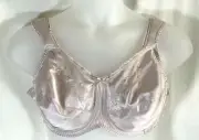 NEW Bali 40D bray full coverage unlined comfort cushion straps light rose NWT