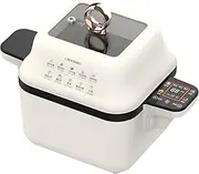 Electric Automatic Cooking Machine, 1300W Auto Cooking Wok Fried Rice Machine,with 6 Speed Adjustable with Smart Touch,360° Rotation, One-Click Smart Start,Smart Cooker