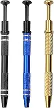 3Pcs Jewelry Grabber Tool,4 Claw Metal Professional Pearl Piercing Ball Grabber,Pearl Grabber Pick Up Tool for IC Chip,Electronic Component,Precision Part,Screw,Cell Phone Repair ﻿