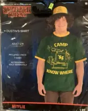 Stranger Things Dustin's Camp Know Where T Shirt Size Child LG