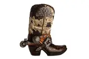 MDI Boot Money Bank Coin Saver Moneybox Retro/Vintage Tabletop Home Decor