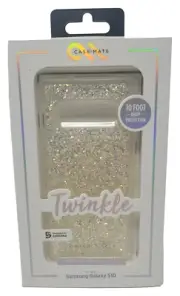 Case-Mate Case for Samsung Galaxy S10 Twinkle Glitter Clear Iridescent Sprinkle