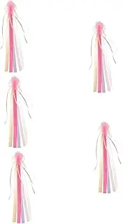 2pcs Helmet Streamers Bike Ribbons Bike Tassels Girl Bike Steamers Handlebar Hanging Ribbons Bicycle Tassel Ribbon Handlebar Ribbon Scooter Tassel Decor Bike Streamer for Teenager
