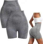 [Generic] 2Pcs Viresta Shaping Shorts, Micro-Vibration Massage Module Ion Fiber Repair Shaping Shorts for Women