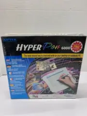 Hyper Pen 6000 Aiptek Computer Drawing Pad with Mouse & Pen Vintage Retro