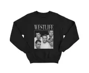 Westlife 90s Boy Band Sweatshirt - Black